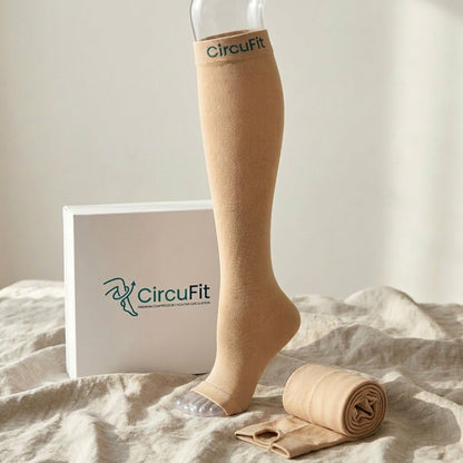 CircuFit™ Premium Open Toe Graduated Compression Socks
